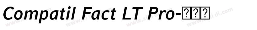 Compatil Fact LT Pro字体转换
